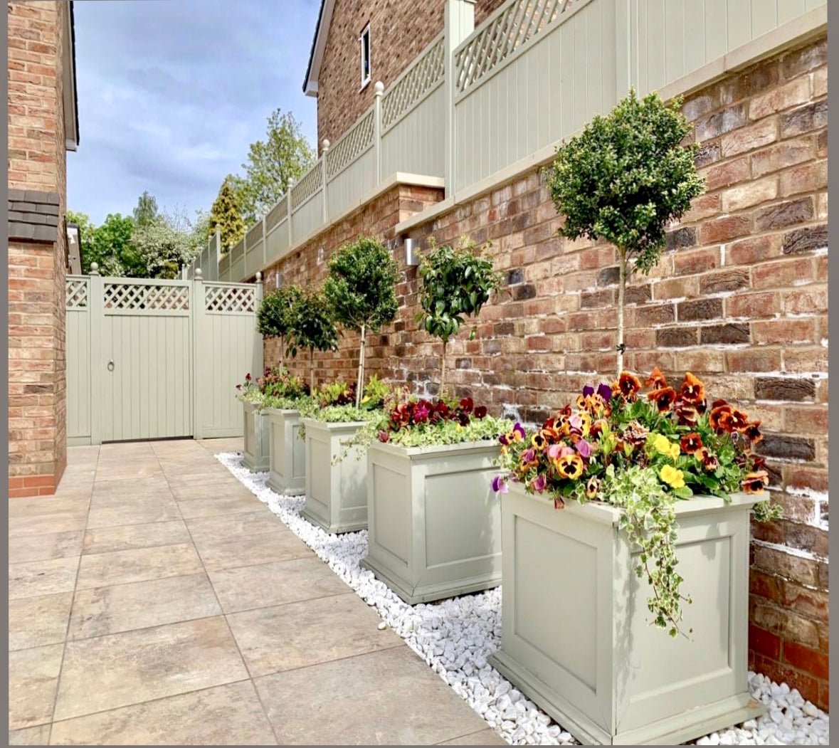 Painted Regal Planters