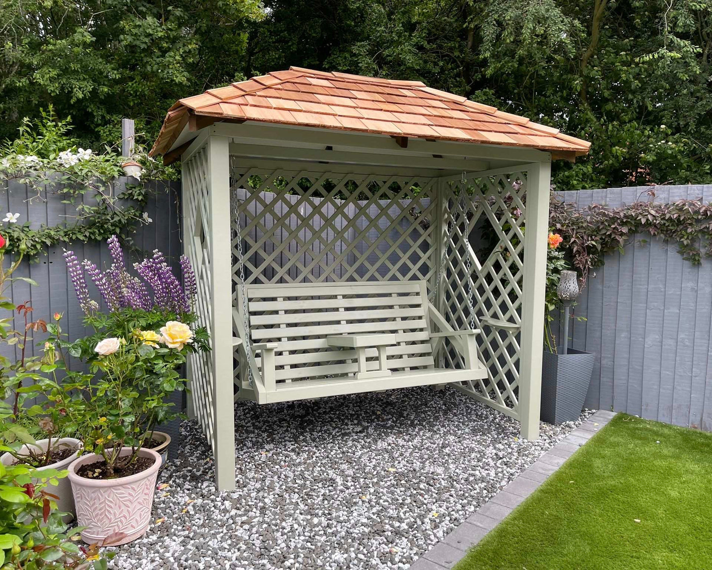 Garden swing seat