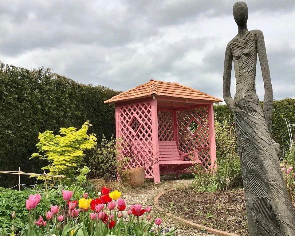 Bespoke colour swing seat 