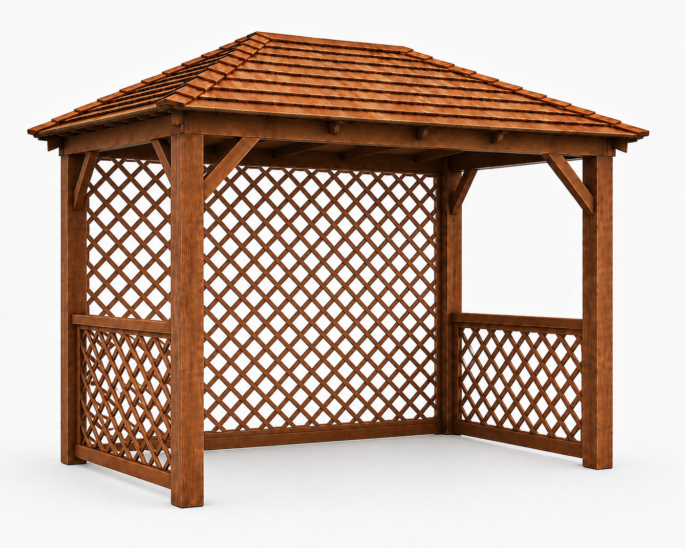 The Cedar Capanna - Luxury Cedar Shingle Gazebo
