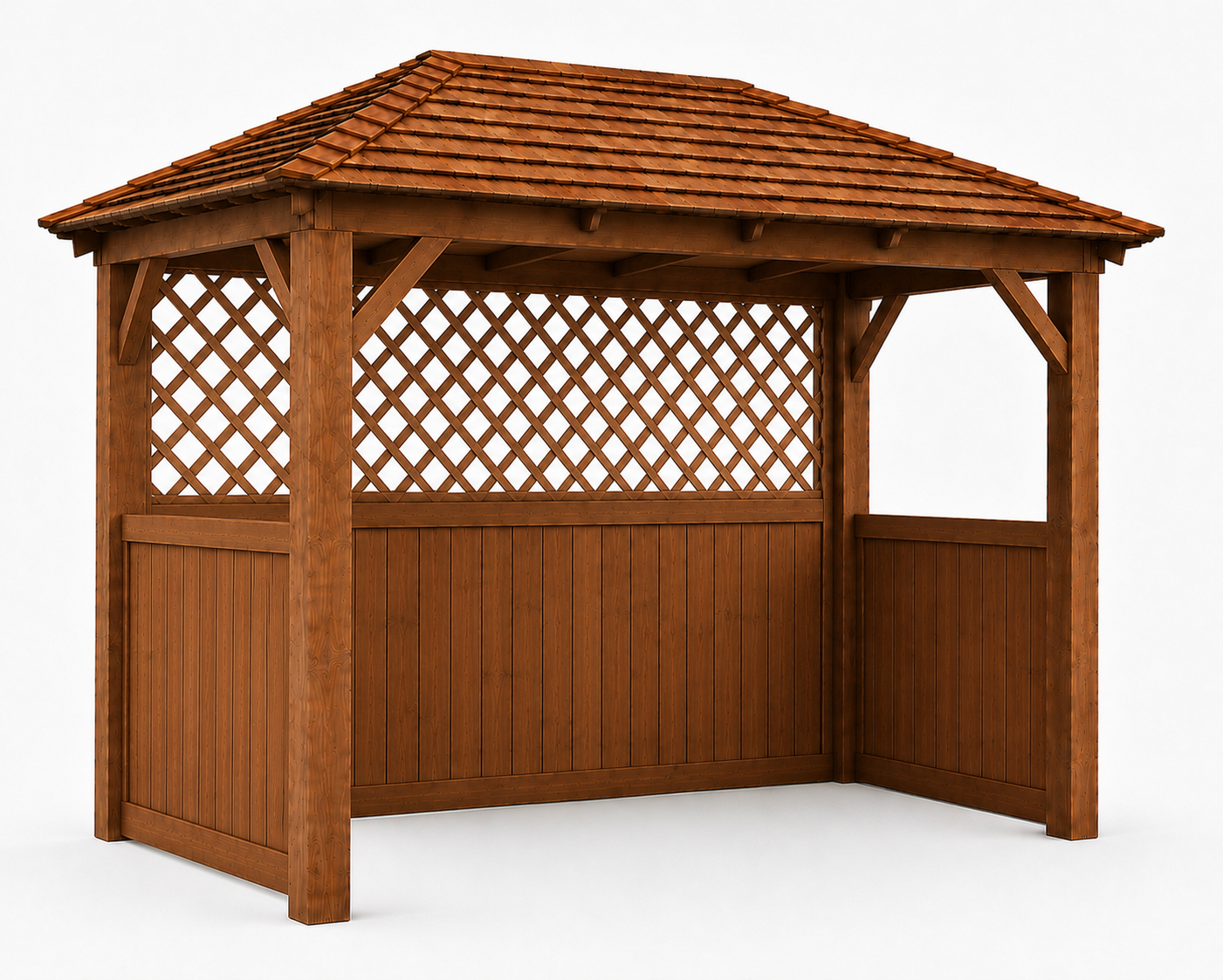 The Cedar Capanna - Luxury Cedar Shingle Gazebo