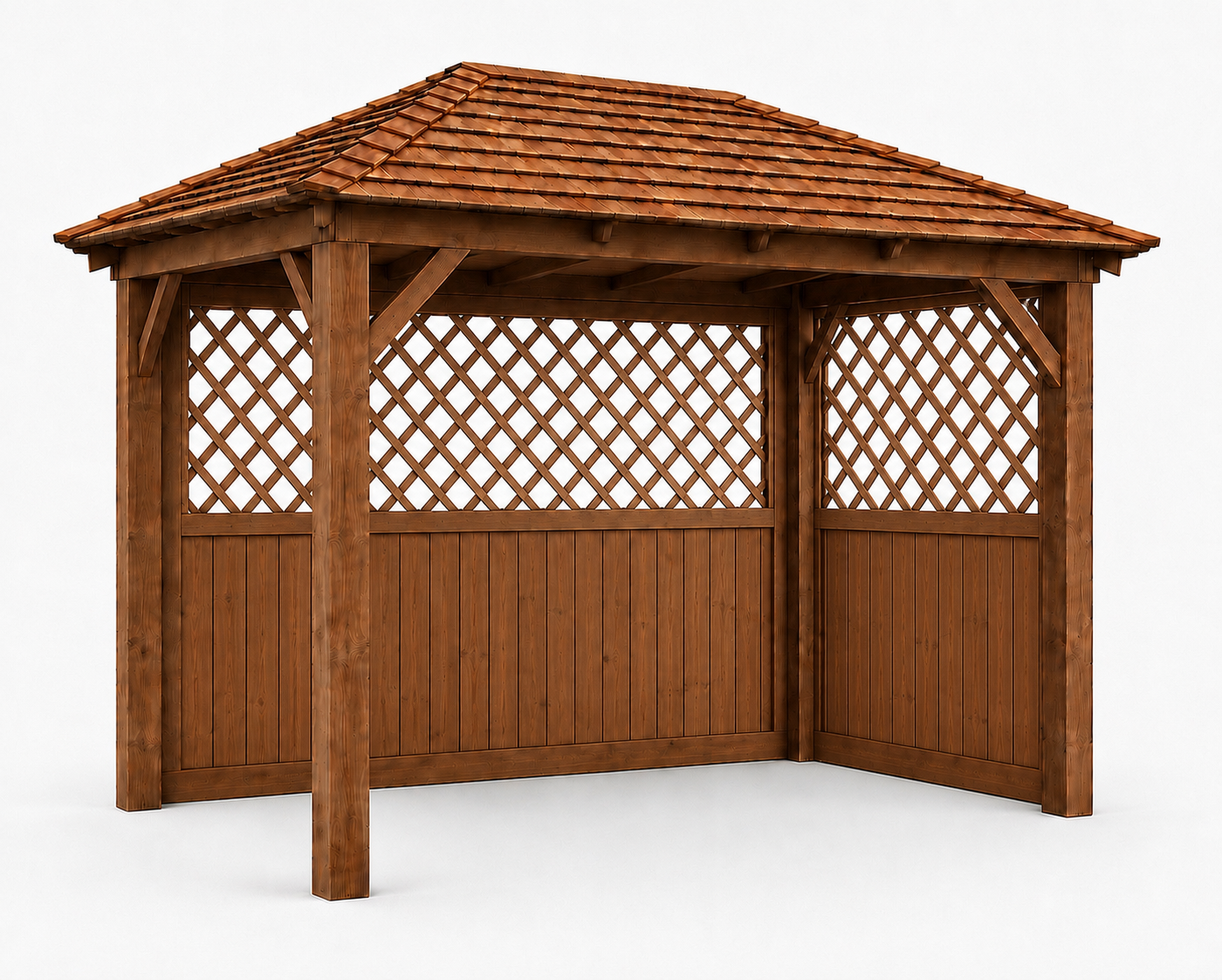 The Cedar Capanna - Luxury Cedar Shingle Gazebo