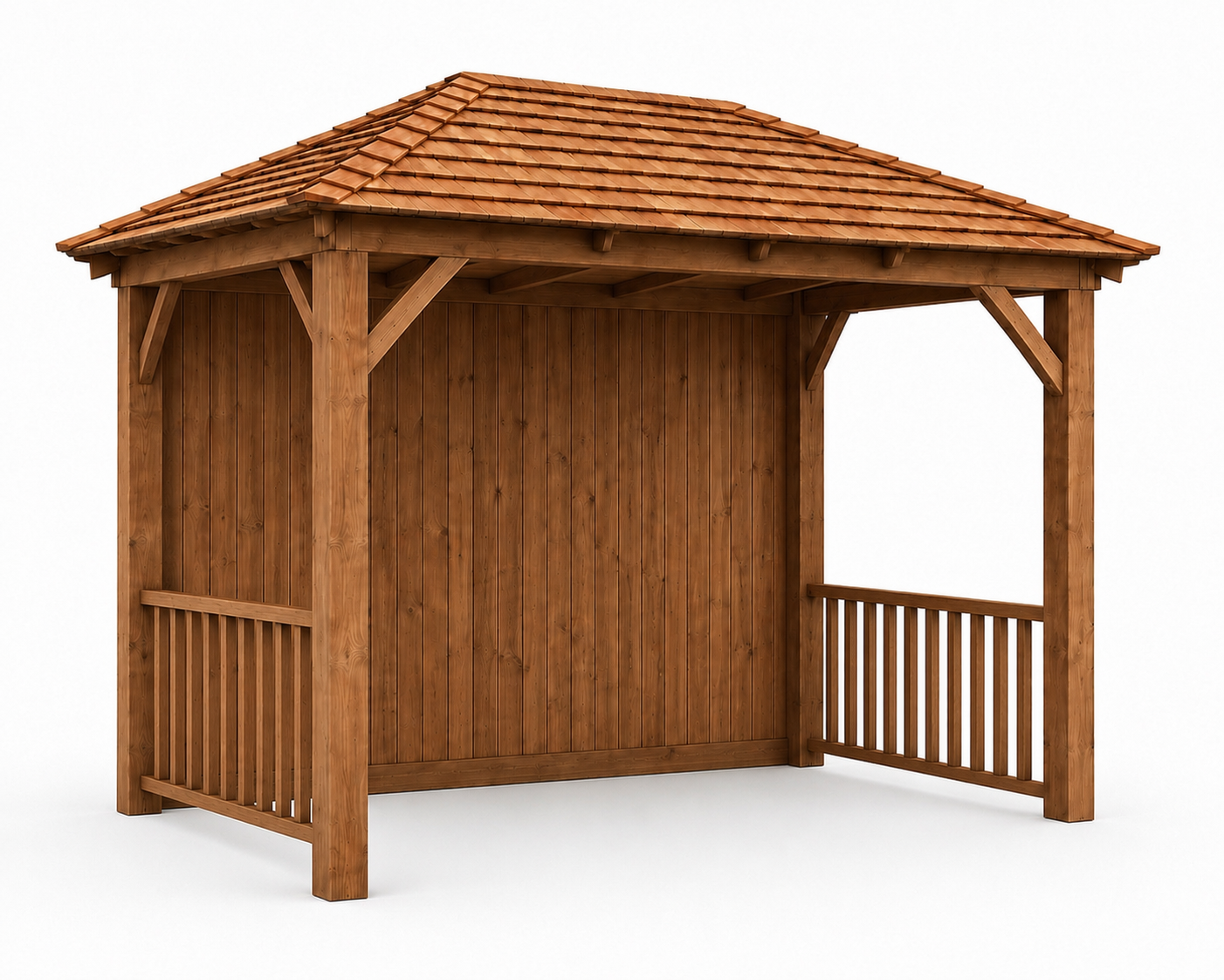The Cedar Capanna - Luxury Cedar Shingle Gazebo