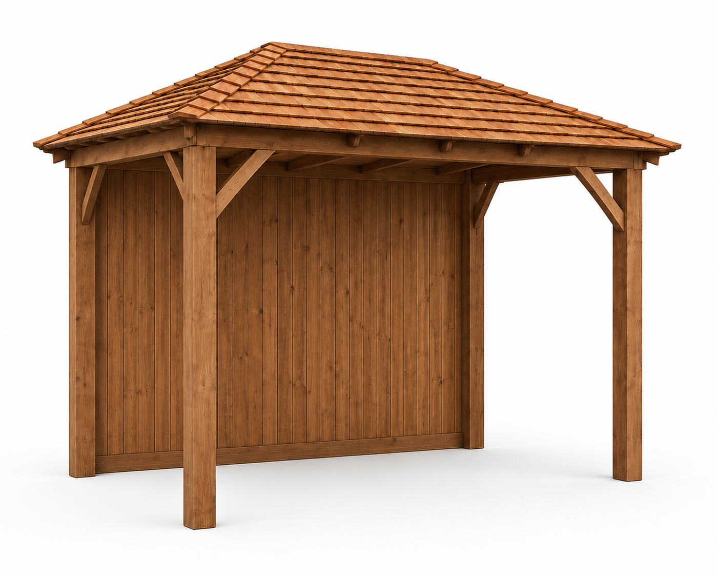 The Cedar Capanna - Luxury Cedar Shingle Gazebo