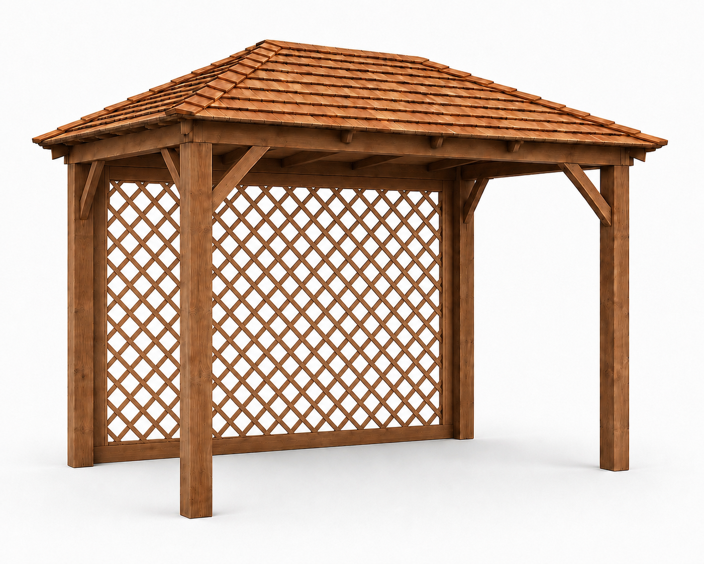 The Cedar Capanna - Luxury Cedar Shingle Gazebo