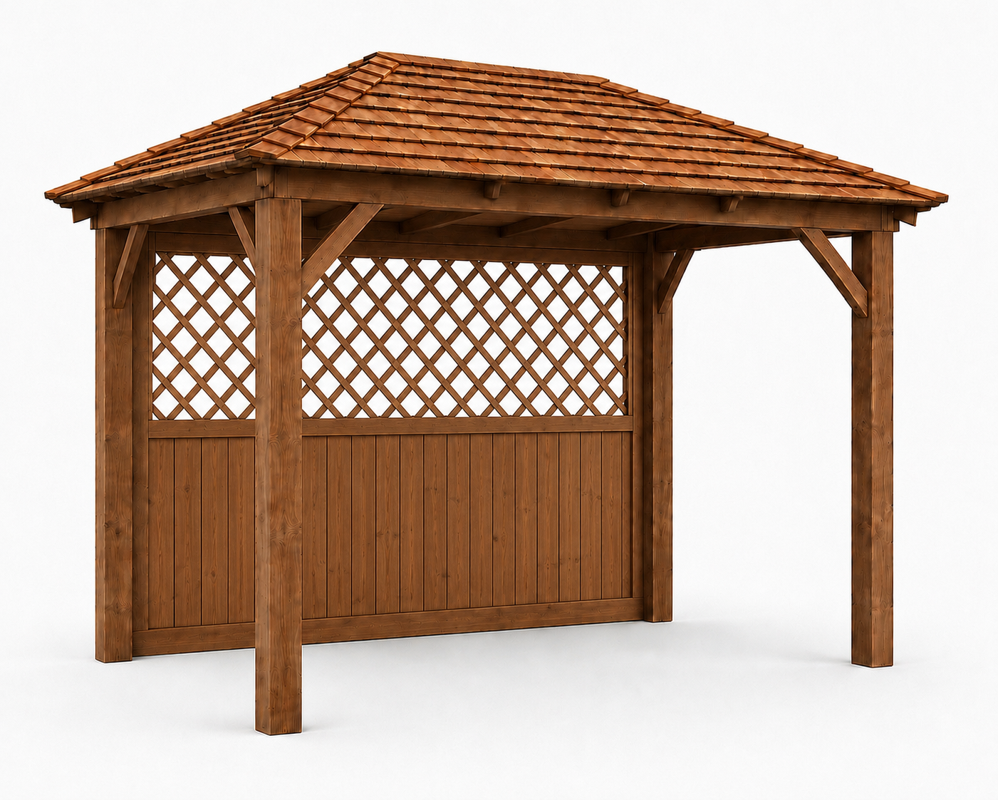 The Cedar Capanna - Luxury Cedar Shingle Gazebo