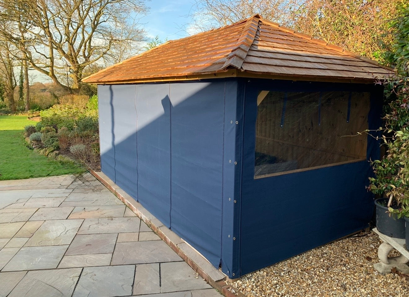 The Cedar Capanna - Luxury Cedar Shingle Gazebo