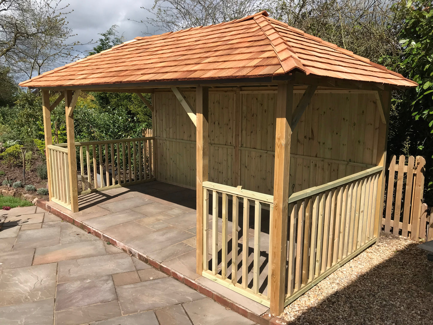 The Cedar Capanna - Luxury Cedar Shingle Gazebo