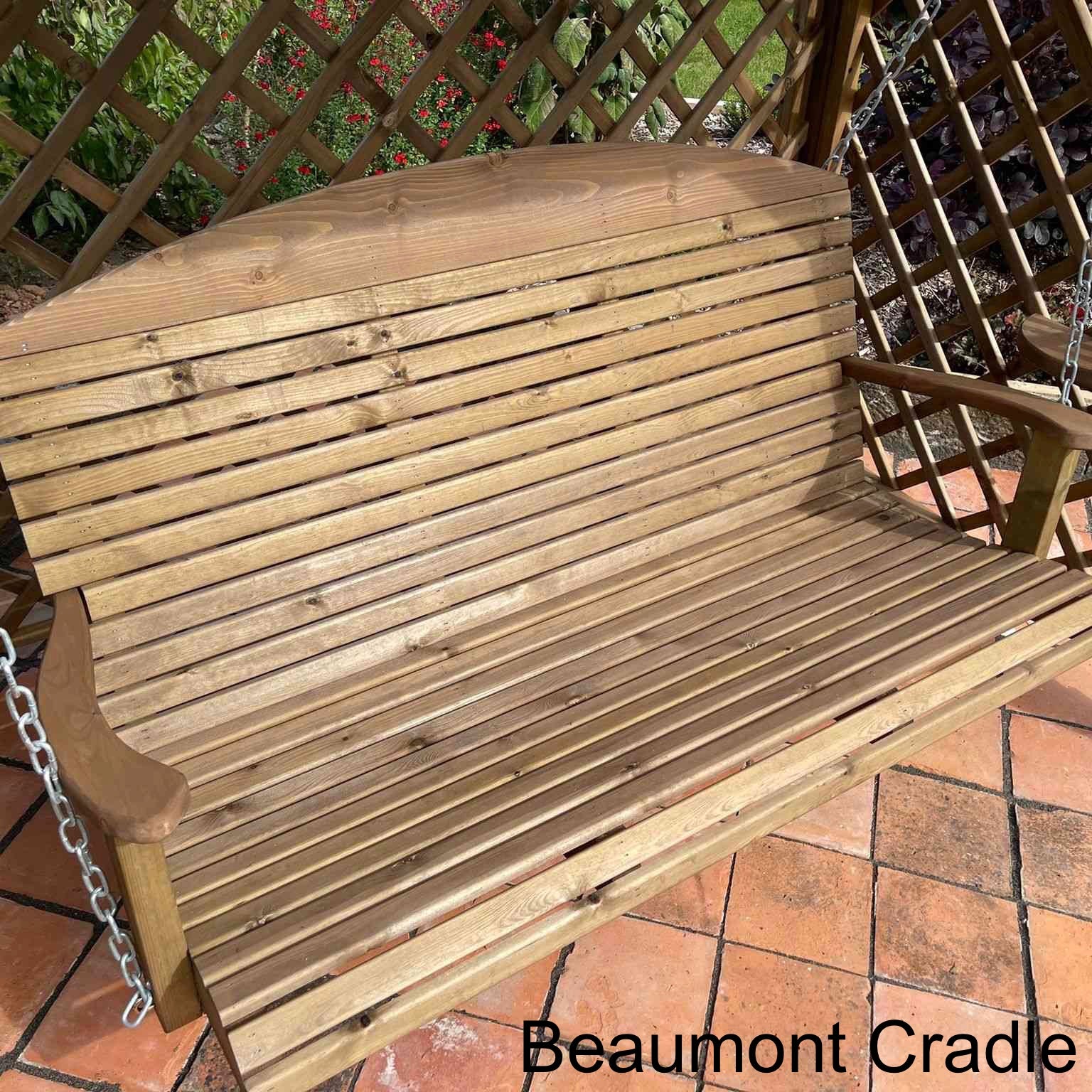 Claremont lounger deals wood pergola swing