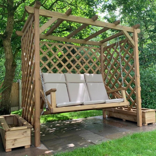 Pergola swing seat