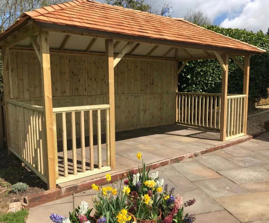 The Cedar Capanna - Luxury Cedar Shingle Gazebo